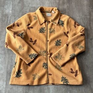 Vintage Tradition Country Fleece Jacket Womens XL Nature Fall